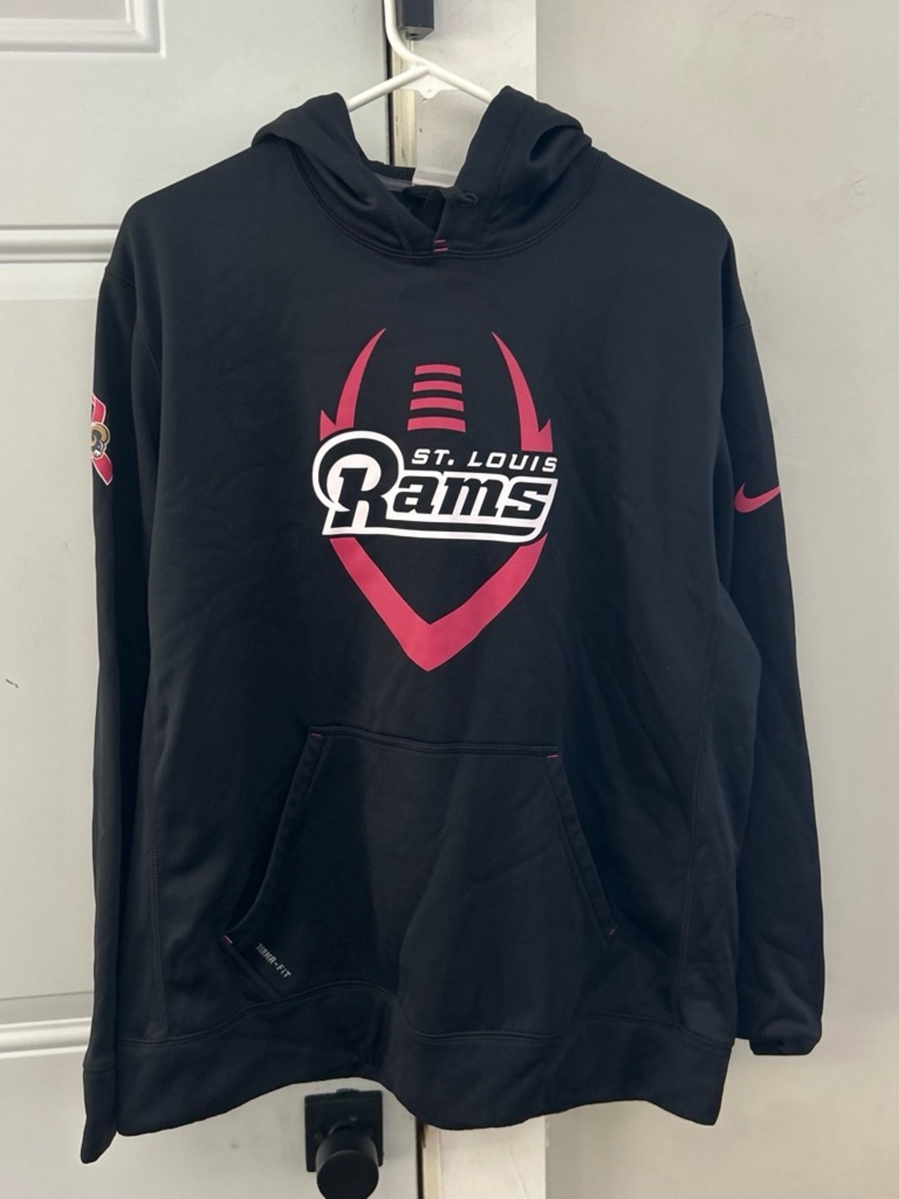 NFL Black Therma-Fit Team Apparel Hoodie